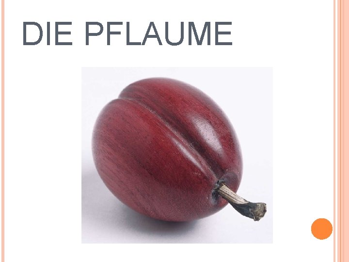 DIE PFLAUME 