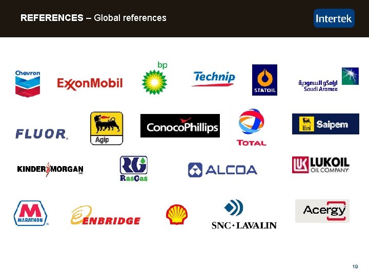 REFERENCES – Global references 19 