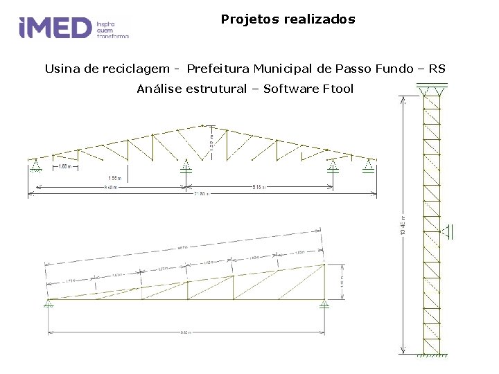 Projetos realizados Usina de reciclagem - Prefeitura Municipal de Passo Fundo – RS Análise Projetos realizados Usina de reciclagem - Prefeitura Municipal de Passo Fundo – RS Análise