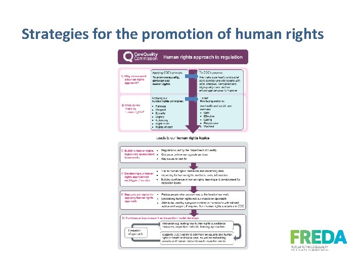 Strategies for the promotion of human rights 