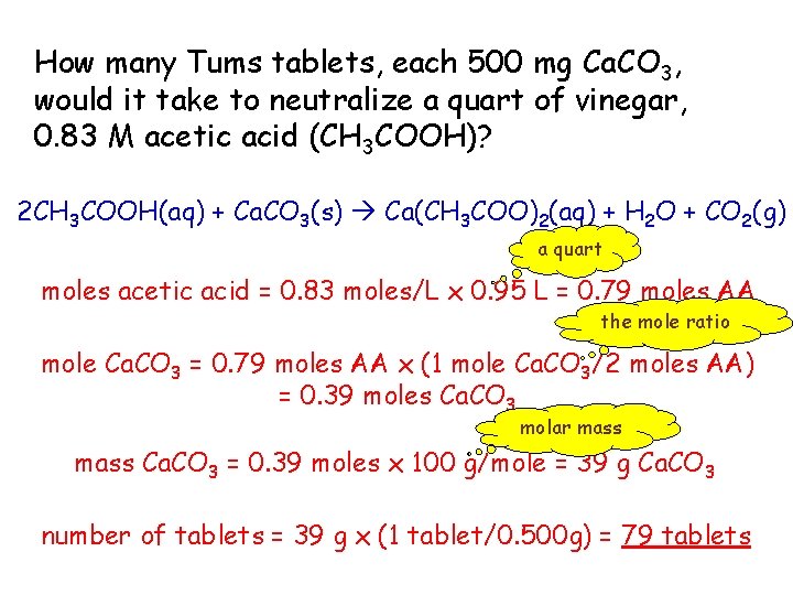 How many Tums tablets, each 500 mg Ca. CO 3, would it take to