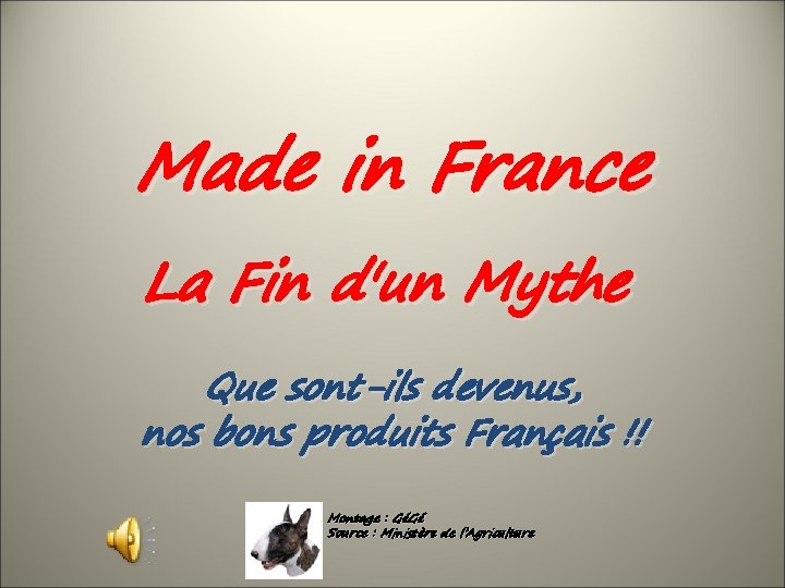Made in France La Fin d'un Mythe Que sont-ils devenus, nos bons produits Français