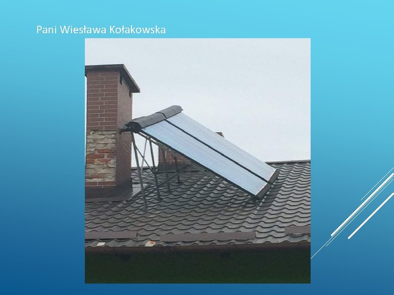 Pani Wiesława Kołakowska Pani Wiesława Kołakowska