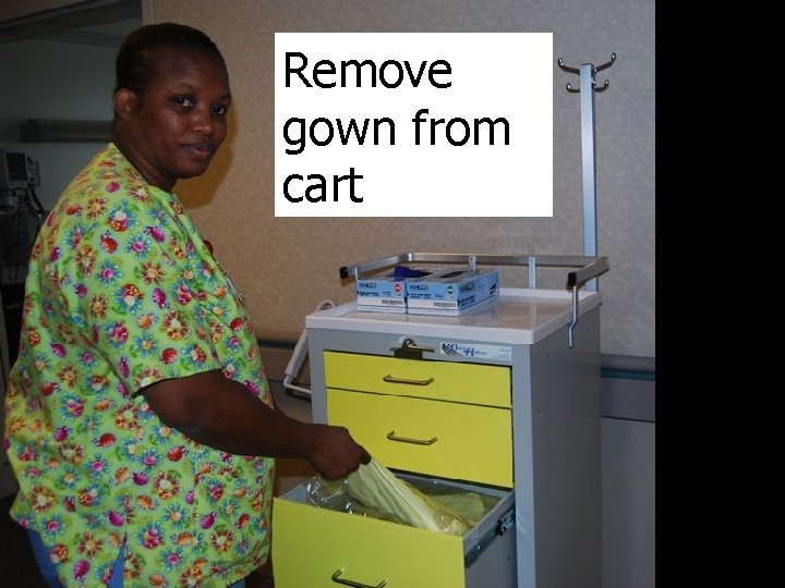 Remove gown from cart 