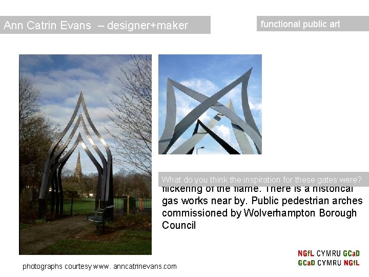 Ann Catrin Evans – designer+maker functional public art One of you the think gates Ann Catrin Evans – designer+maker functional public art One of you the think gates