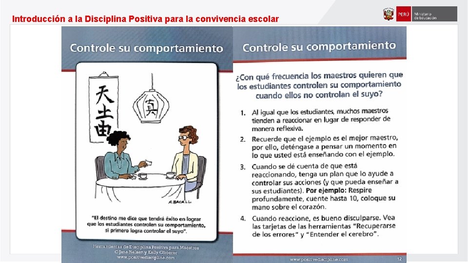 Introducción a la Disciplina Positiva para la convivencia escolar 