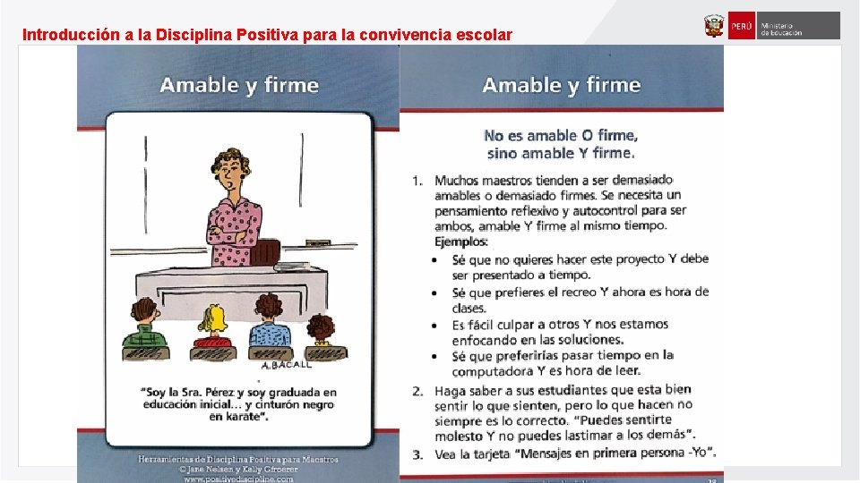 Introducción a la Disciplina Positiva para la convivencia escolar 