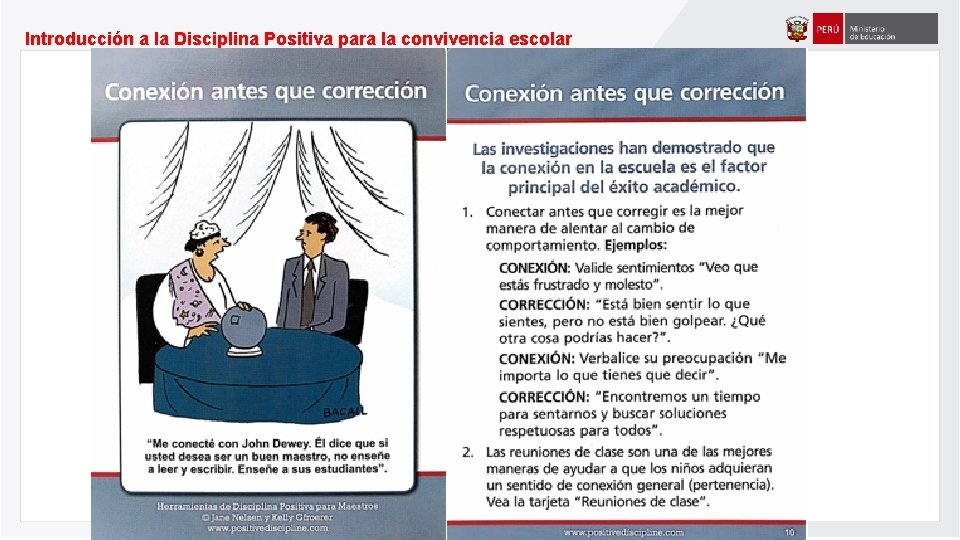 Introducción a la Disciplina Positiva para la convivencia escolar 