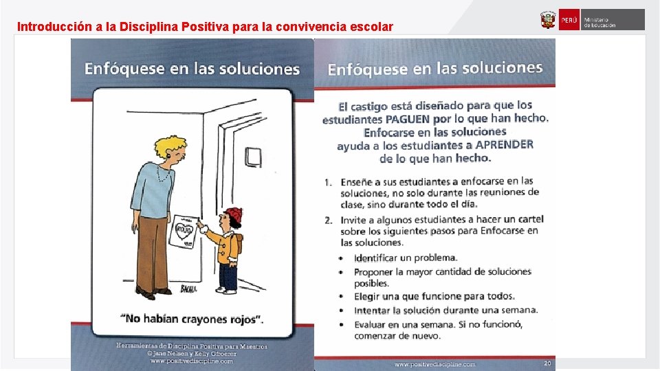 Introducción a la Disciplina Positiva para la convivencia escolar 