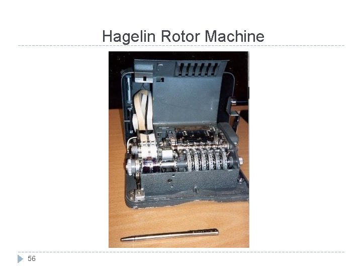 Hagelin Rotor Machine 56 