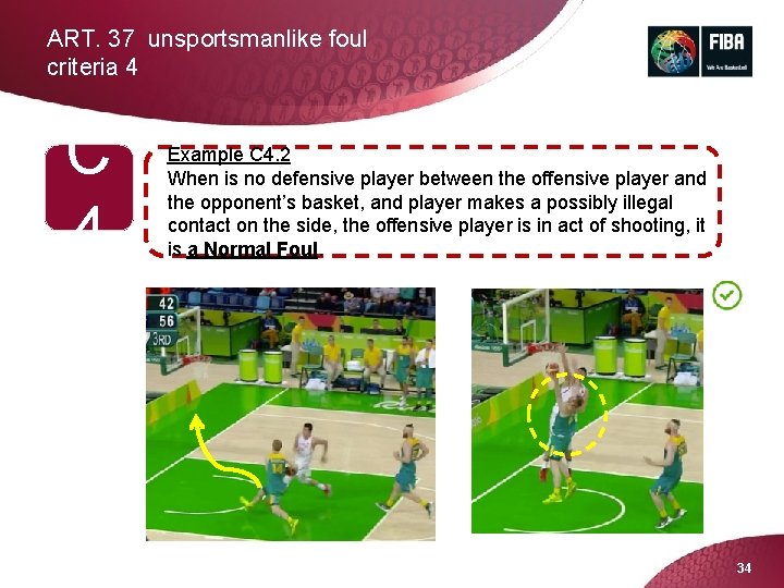ART. 37 unsportsmanlike foul criteria 4 C 4 Example C 4. 2 When is