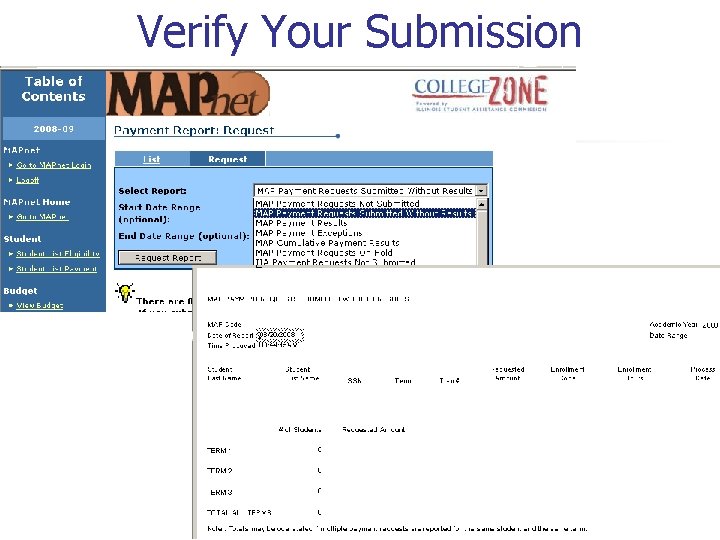 Verify Your Submission 