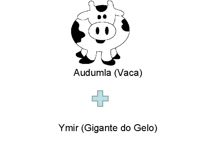 Audumla (Vaca) Ymir (Gigante do Gelo) 