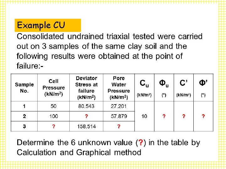 Example CU 