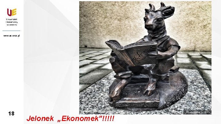 www. ue. wroc. pl 18 18 Jelonek „Ekonomek”!!!!! 