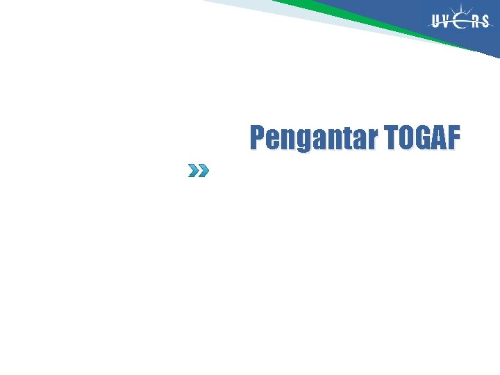 Pengantar TOGAF 