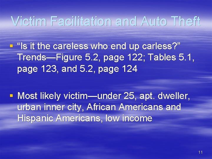 Victim Facilitation and Auto Theft § “Is it the careless who end up carless?