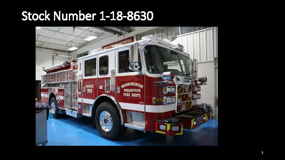 Stock Number 1 -18 -8630 3 Stock Number 1 -18 -8630 3