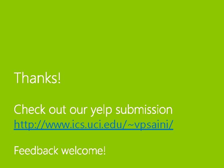 http: //www. ics. uci. edu/~vpsaini/ http: //www. ics. uci. edu/~vpsaini/