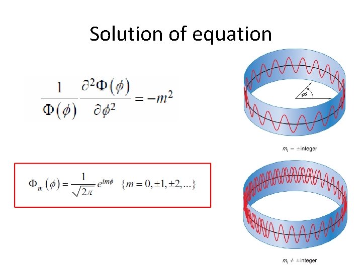 Solution of equation 