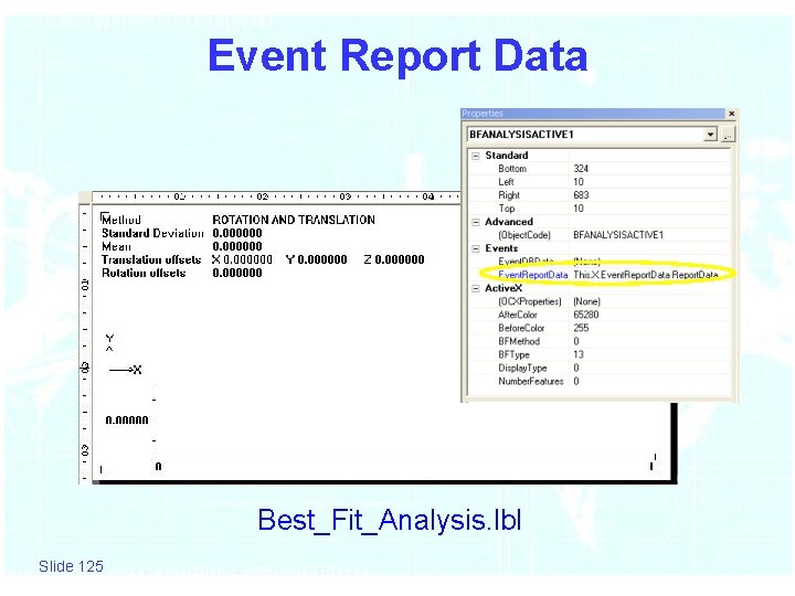 Event Report Data Best_Fit_Analysis. lbl Slide 125 