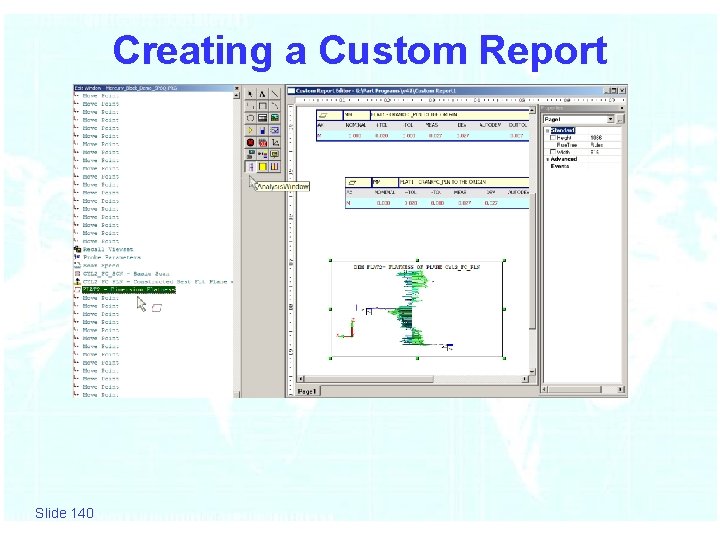 Creating a Custom Report Slide 140 