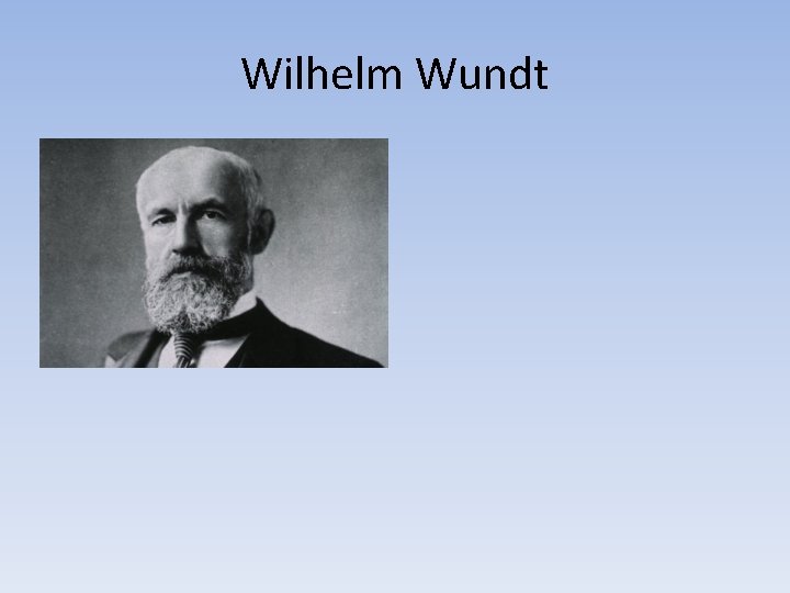 Wilhelm Wundt 