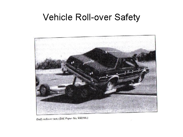 Vehicle Roll-over Safety 