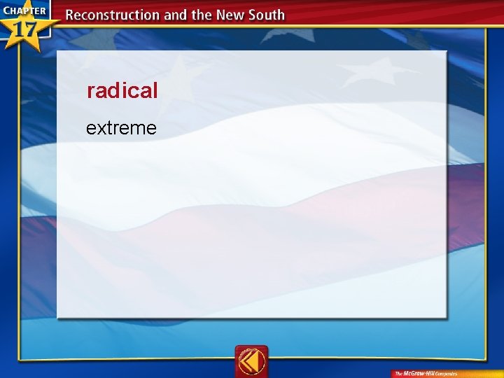 radical  extreme 