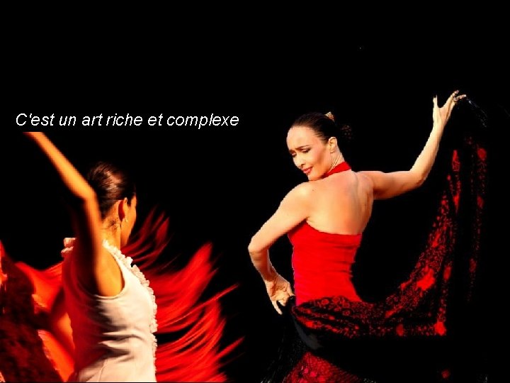 C'est un art riche et complexe 