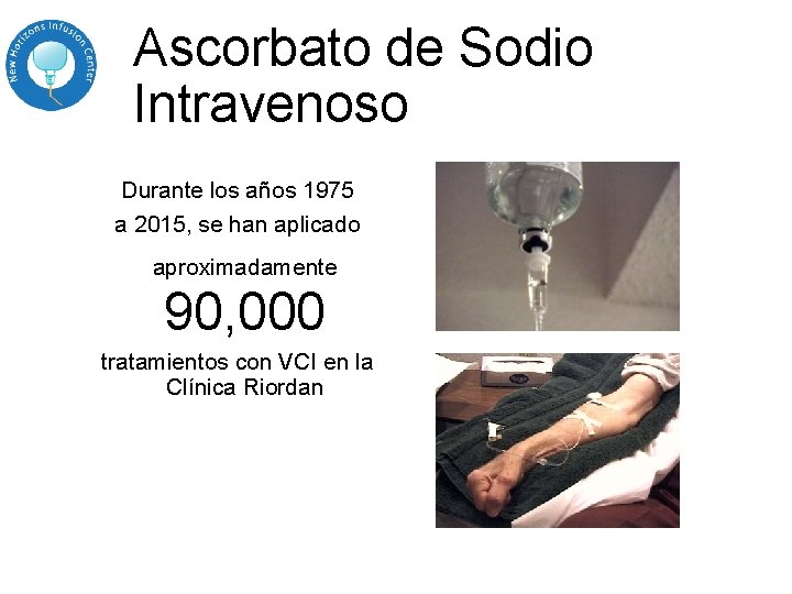 Ascorbato de Sodio Intravenoso Durante los años 1975 a 2015, se han aplicado aproximadamente Ascorbato de Sodio Intravenoso Durante los años 1975 a 2015, se han aplicado aproximadamente