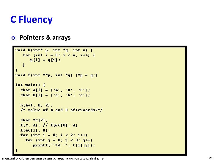 Carnegie Mellon Program Optimization Slides Adapted From Bryant