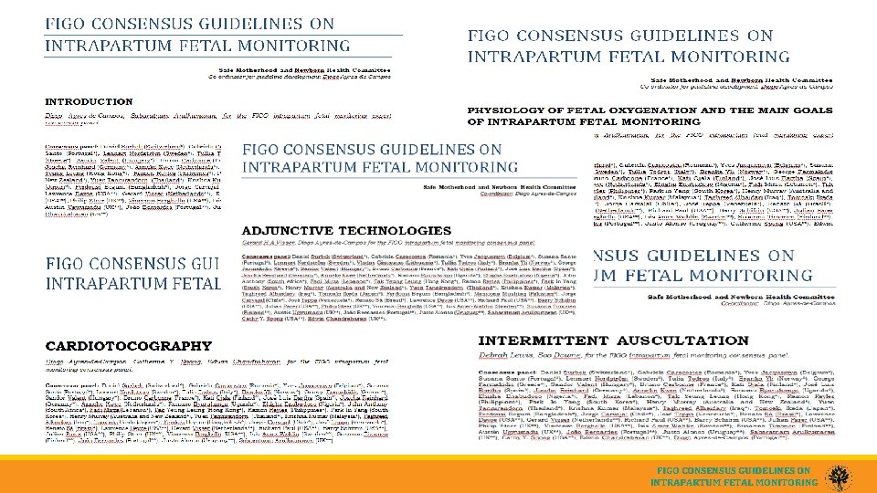 FIGO CONSENSUS GUIDELINES ON INTRAPARTUM FETAL MONITORING 