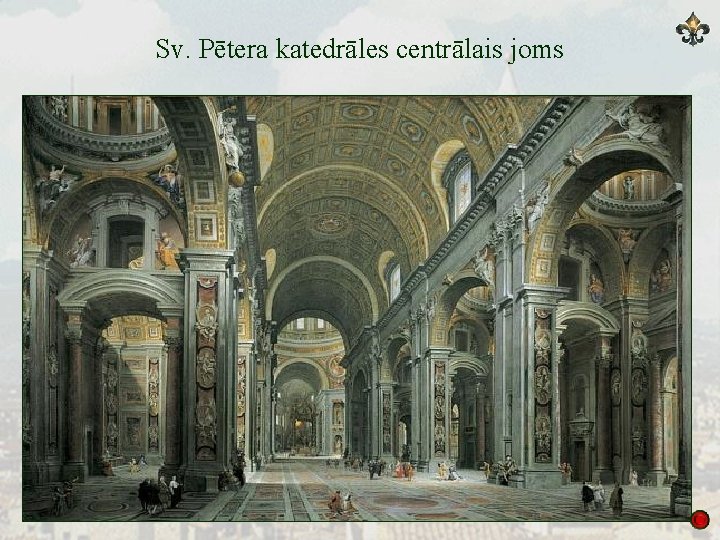 Sv. Pētera katedrāles centrālais joms 