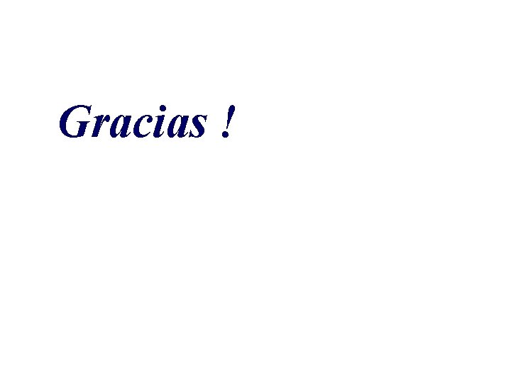 Gracias ! 