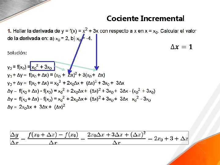 Cociente Incremental 