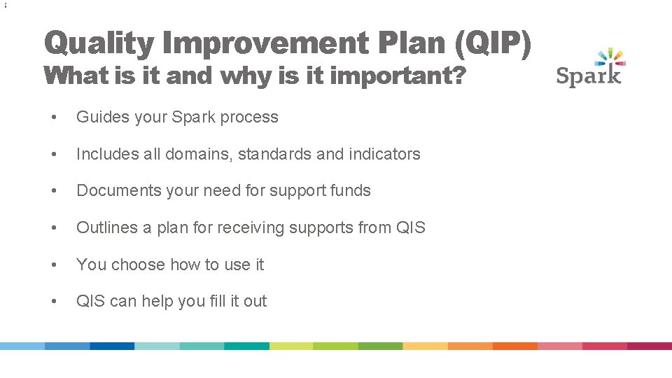 2 8 Quality Improvement Plan (QIP) What is it and why is it important?