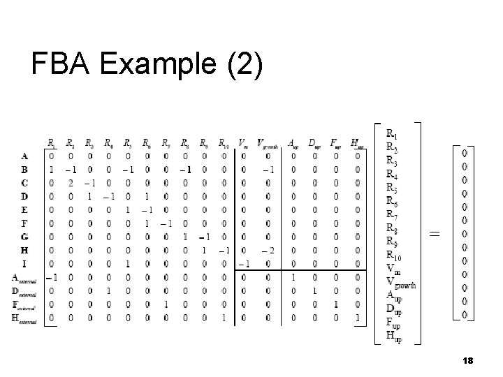 ConstraintBased Modeling of Metabolic Networks based on Genomescale