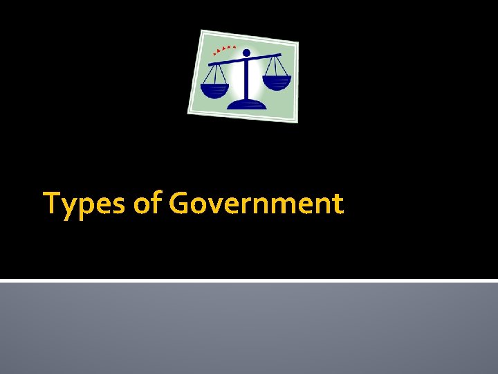 Types of Government 