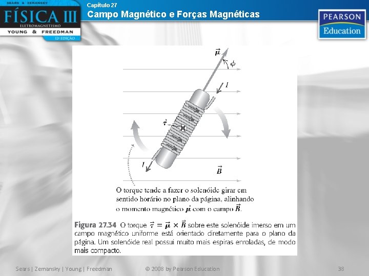 Capítulo 27 Campo Magnético e Forças Magnéticas Sears | Zemansky | Young | Freedman Capítulo 27 Campo Magnético e Forças Magnéticas Sears | Zemansky | Young | Freedman