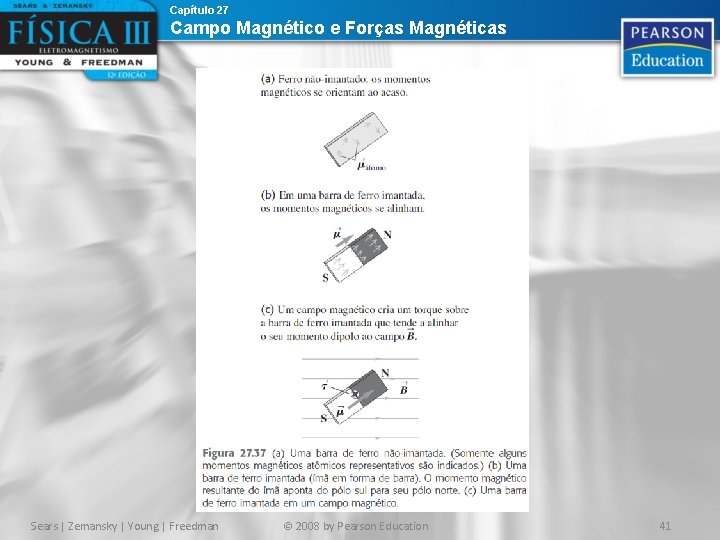 Capítulo 27 Campo Magnético e Forças Magnéticas Sears | Zemansky | Young | Freedman Capítulo 27 Campo Magnético e Forças Magnéticas Sears | Zemansky | Young | Freedman