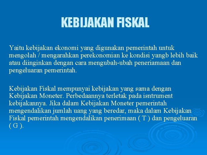 Kebijakan Pemerintah Dalam Ekonomi Makro Dan Mikro Teori