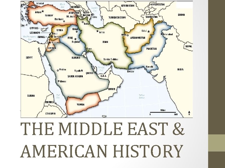 John Reid with… THE MIDDLE EAST & AMERICAN HISTORY John Reid with… THE MIDDLE EAST & AMERICAN HISTORY