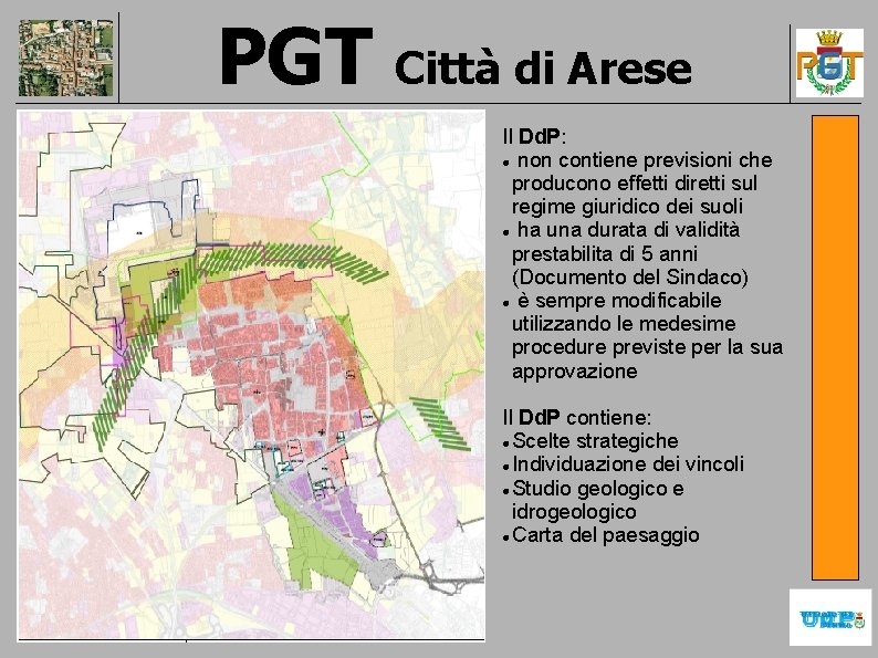 PGT Città di Arese Il Dd. P: non contiene previsioni che producono effetti diretti