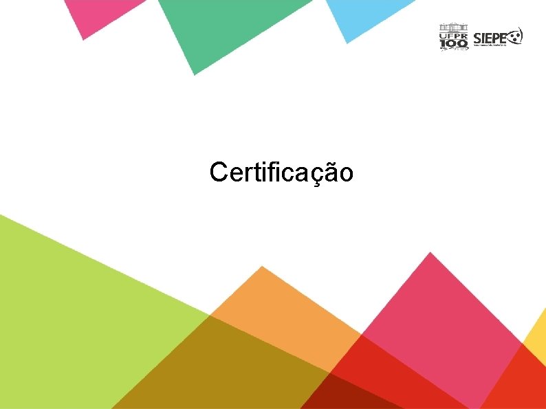 Certificação 