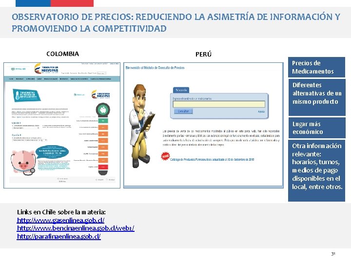 OBSERVATORIO DE PRECIOS: REDUCIENDO LA ASIMETRÍA DE INFORMACIÓN Y PROMOVIENDO LA COMPETITIVIDAD COLOMBIA PERÚ