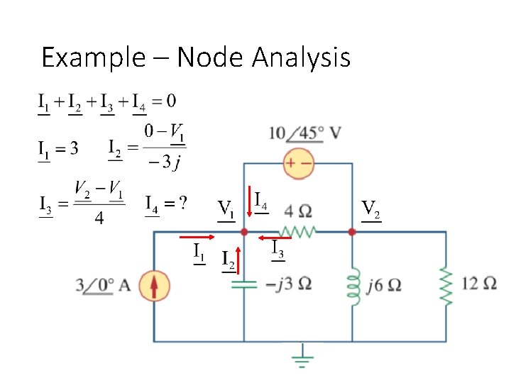 Example – Node Analysis 