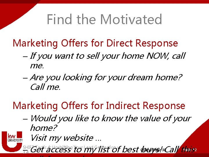 Find the Motivated Marketing Offers for Direct Response – If you want to sell