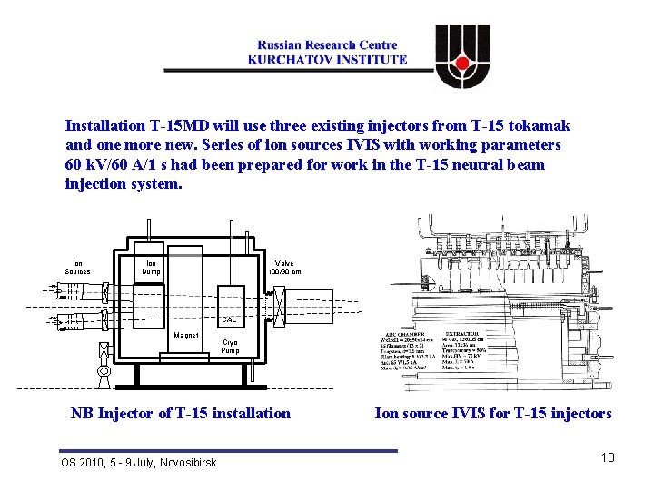 Installation Т-15 MD will use three existing injectors from Т-15 tokamak and one more