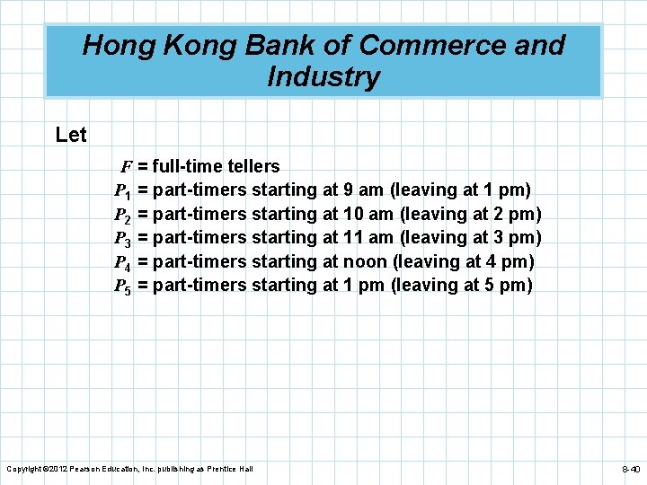 Hong Kong Bank of Commerce and Industry Let F P 1 P 2 P